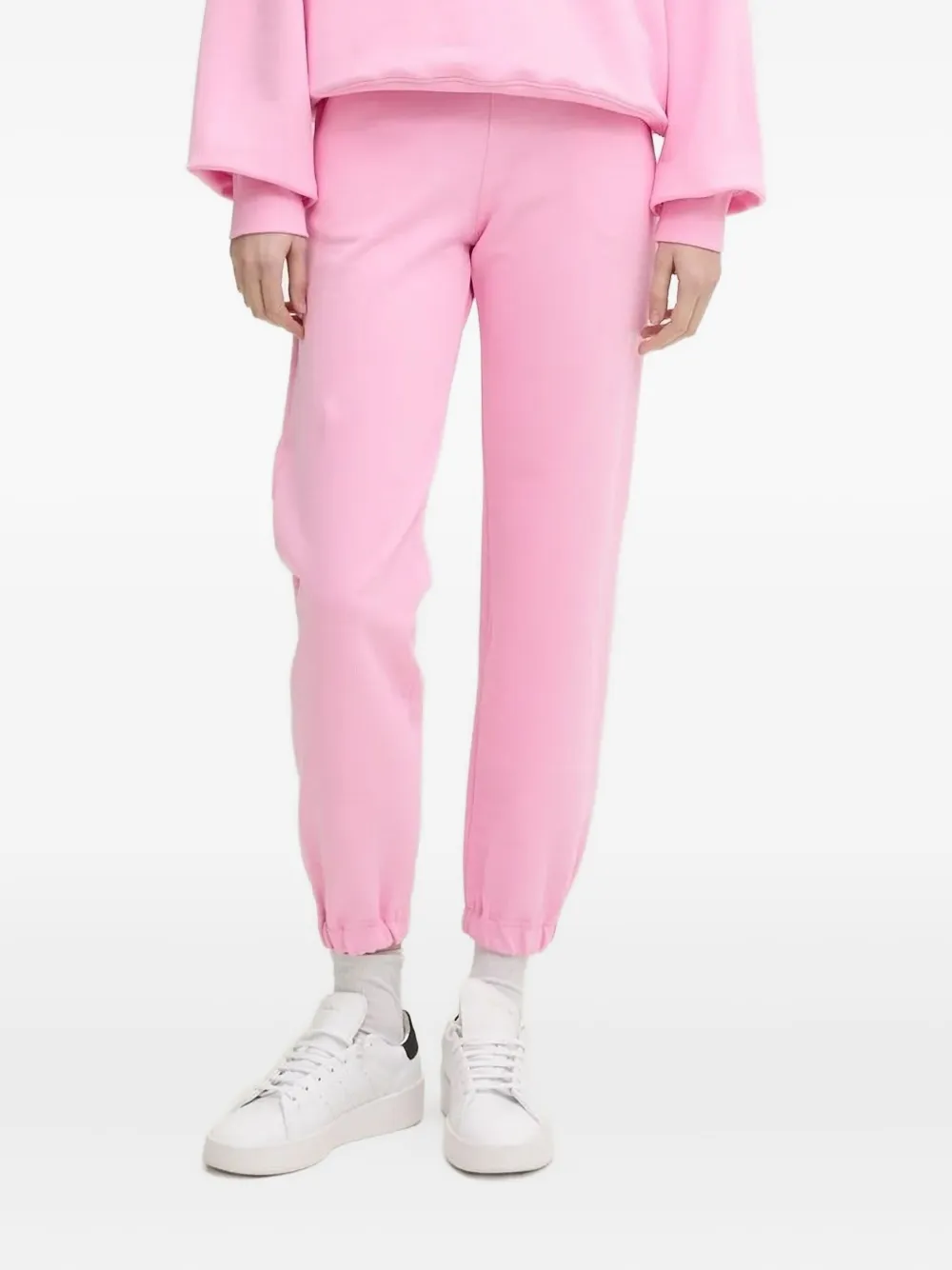 MSGM cuffed cotton track pants | Pink | Image 1