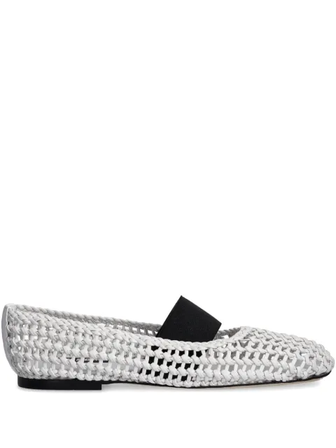 MSGM woven ballerina shoes