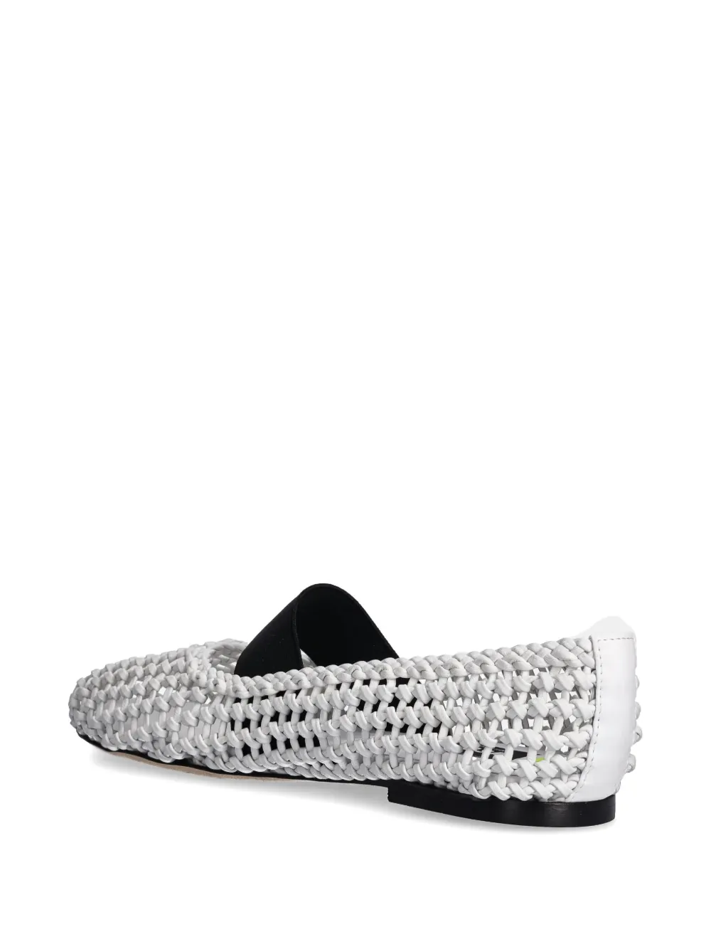 MSGM woven ballerina shoes White