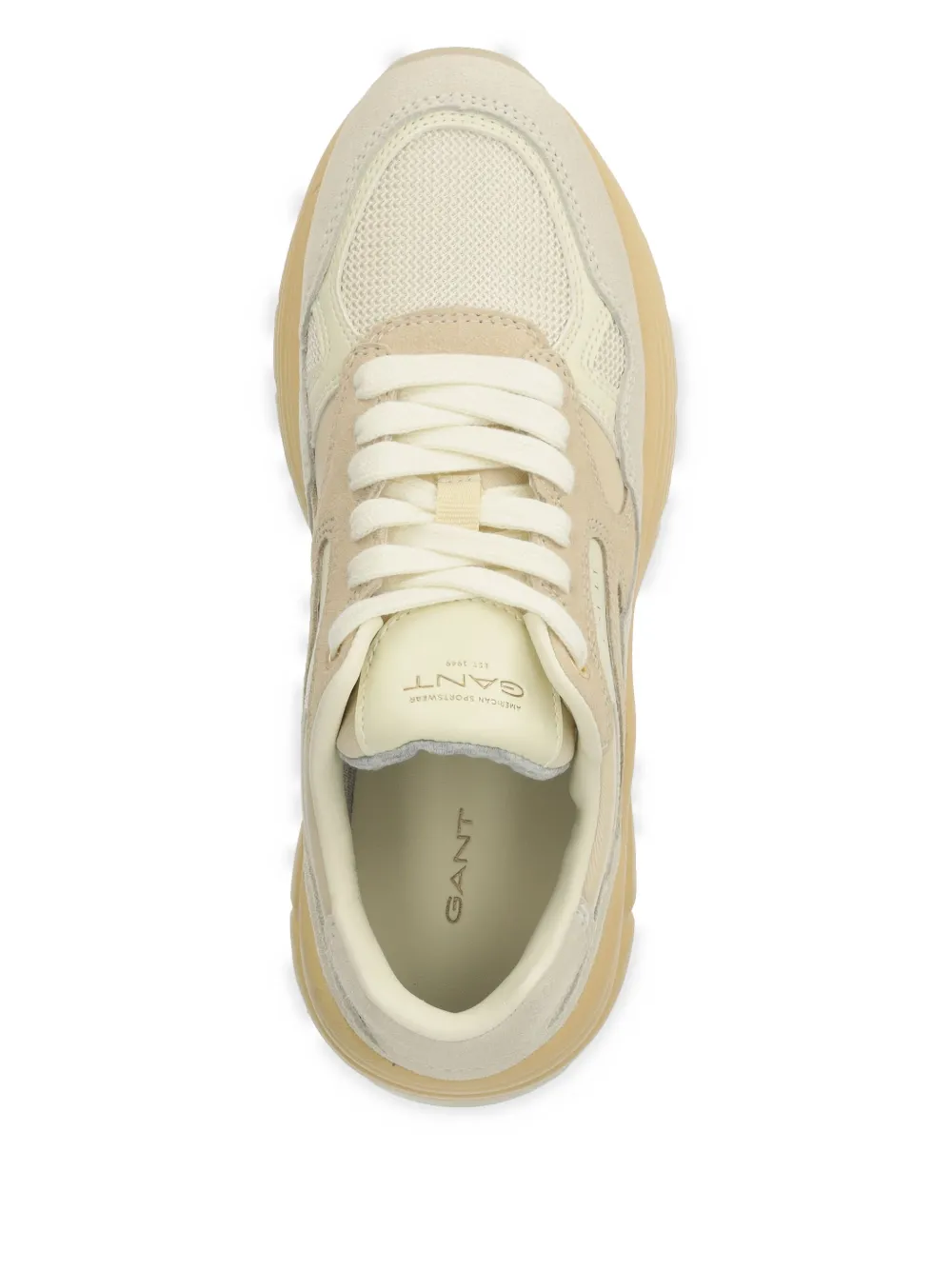 Gant Leather Sneakers In Neutrals