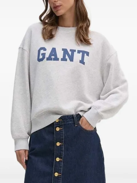 Gant logo-print cotton sweatshirt