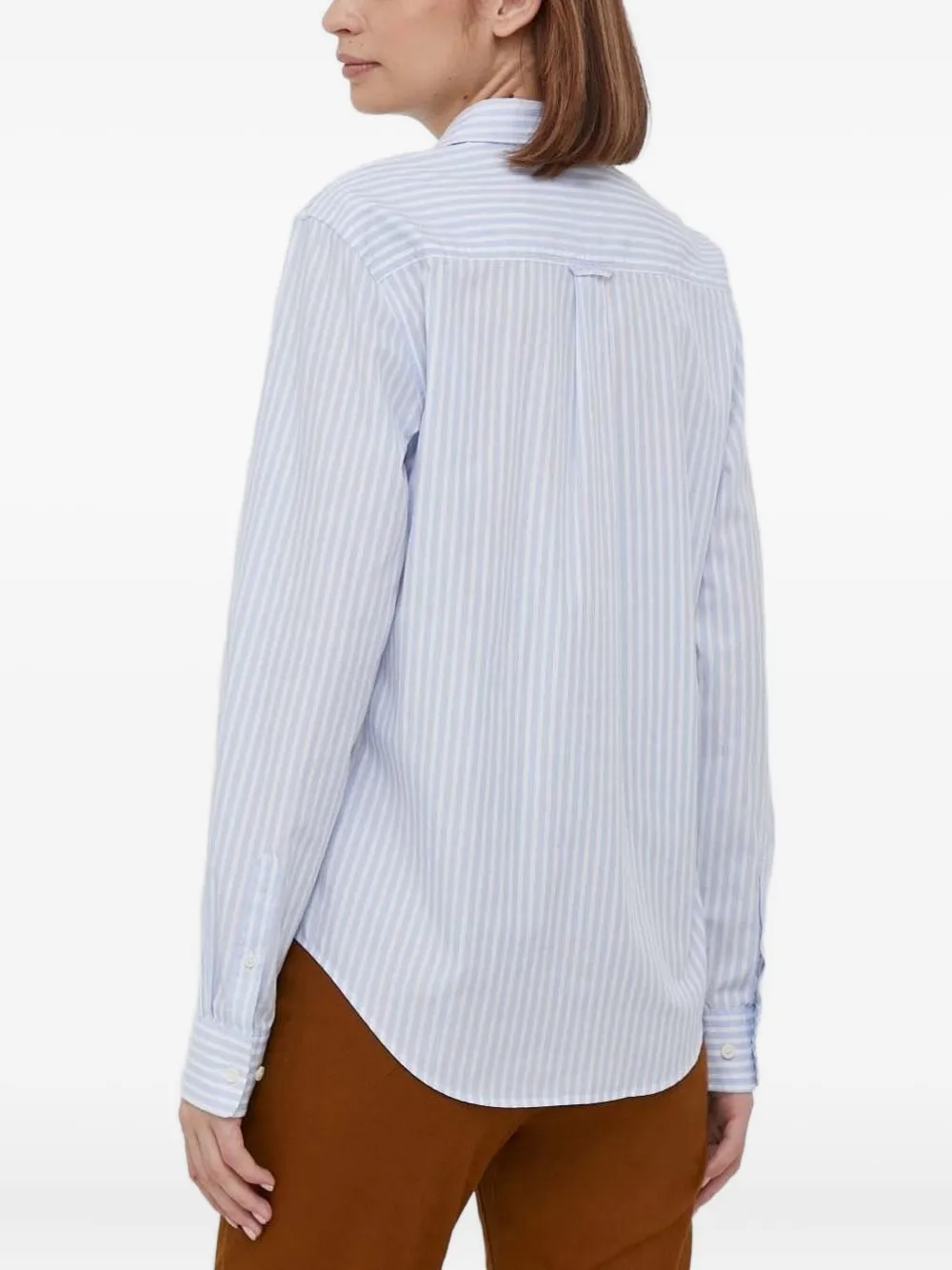 Gant Gestreept blouse Blauw