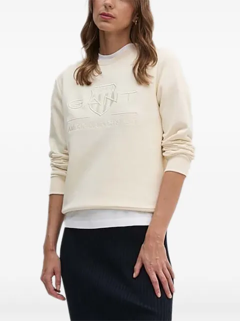 Gant embroidered-logo sweatshirt