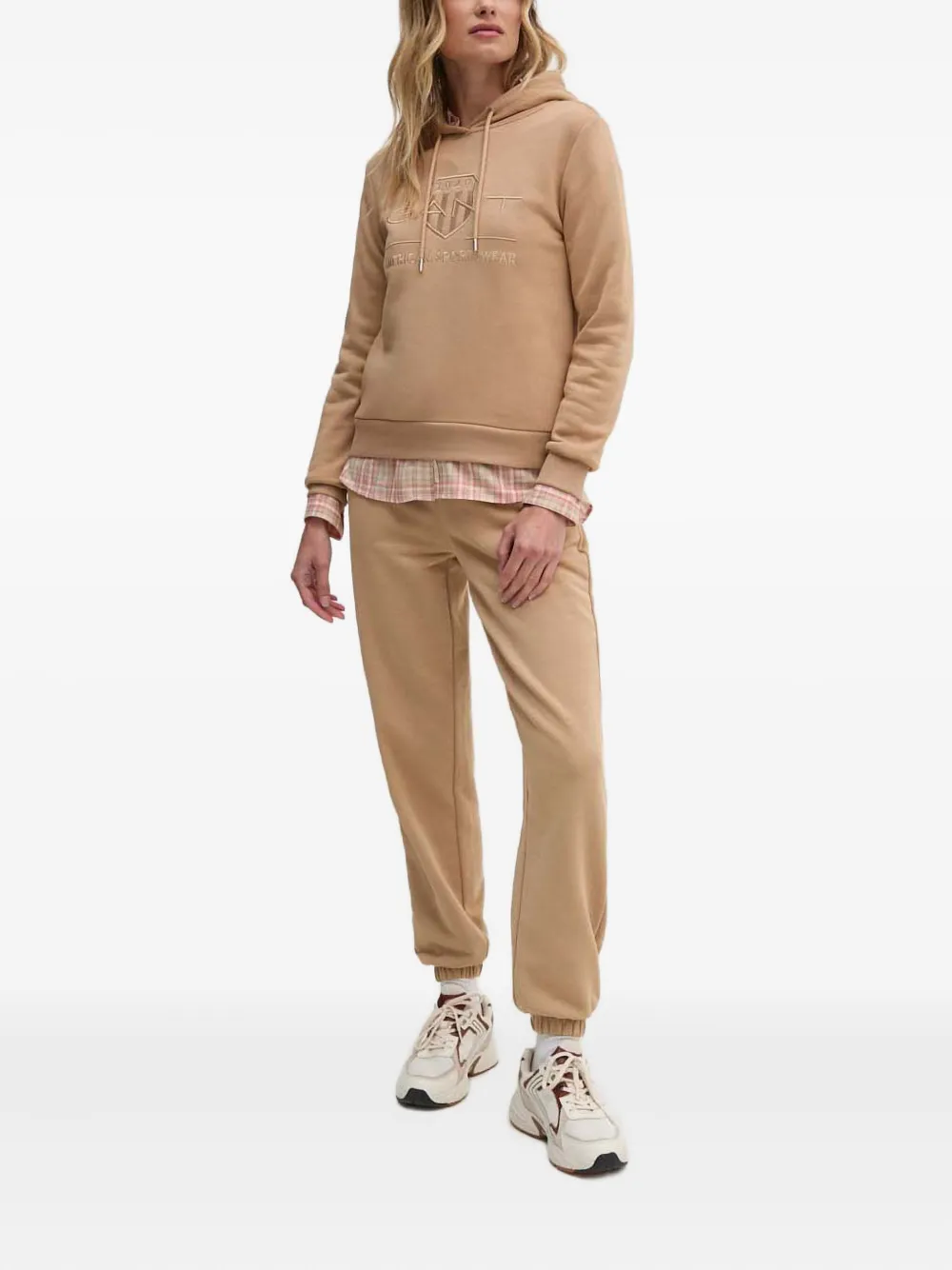Gant Trainingsbroek met trekkoord - Beige