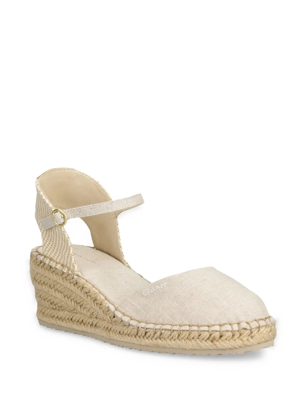 Gant logo-embroidered espadrilles - Wit