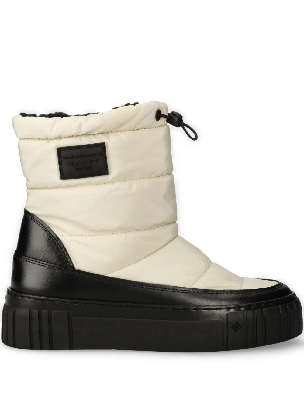 Gant Logo-patch Boots In White