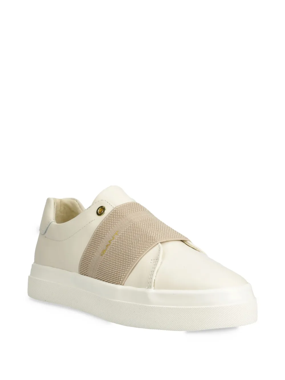 Gant Leather Sneakers In White