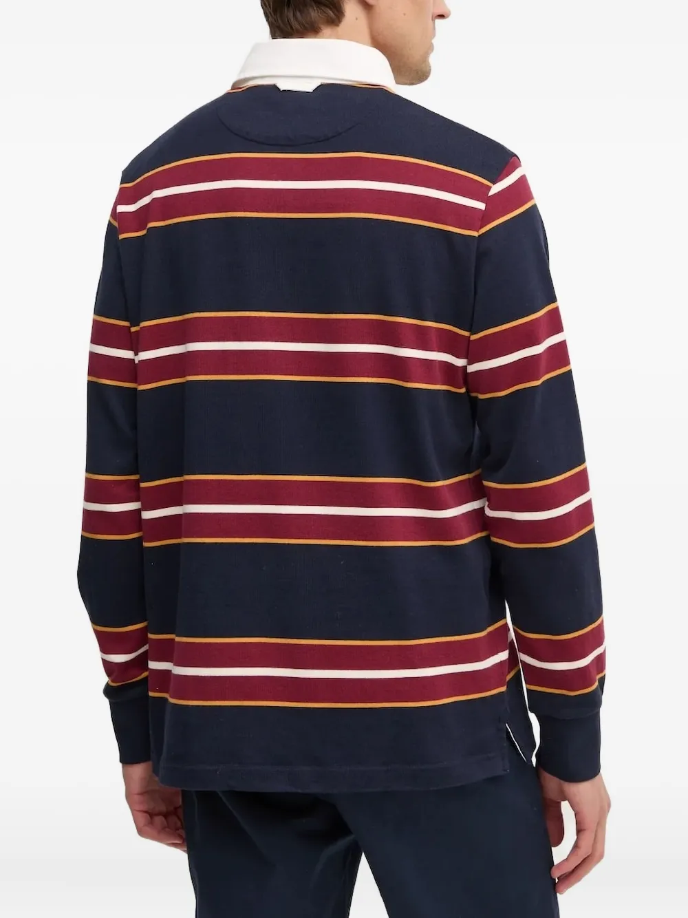 Gant striped rugby polo shirt - Blauw