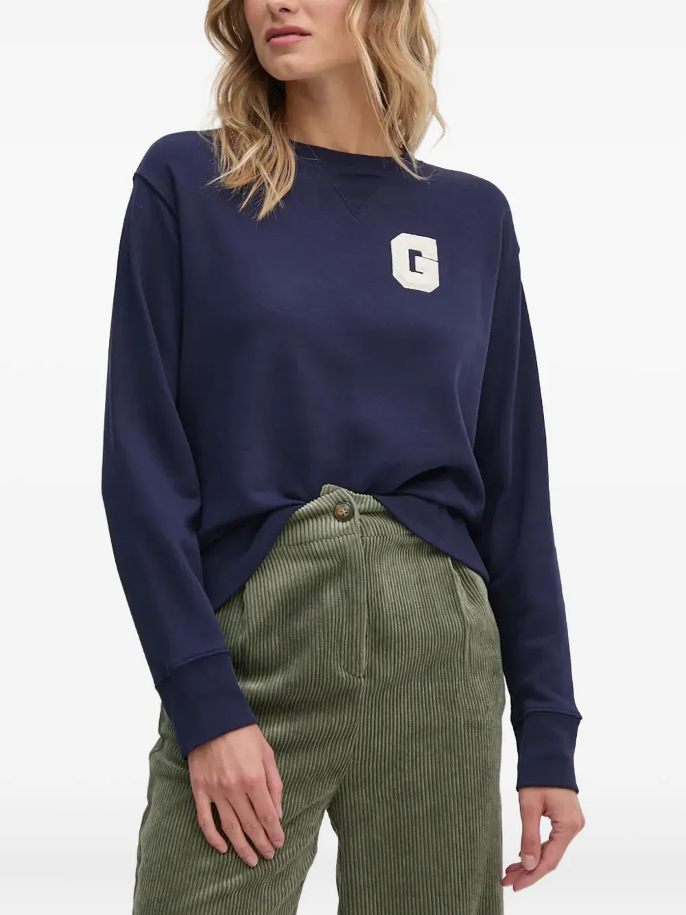 Gant sudadera con aplique | azul | Image 1