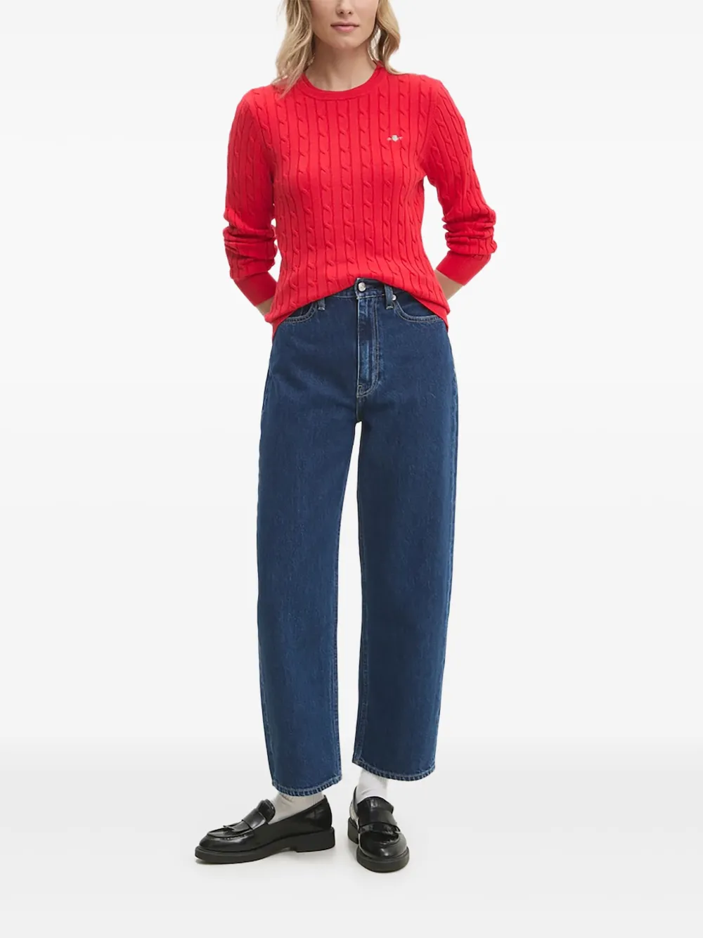 Gant cable-knit sweater | Red | Image 1