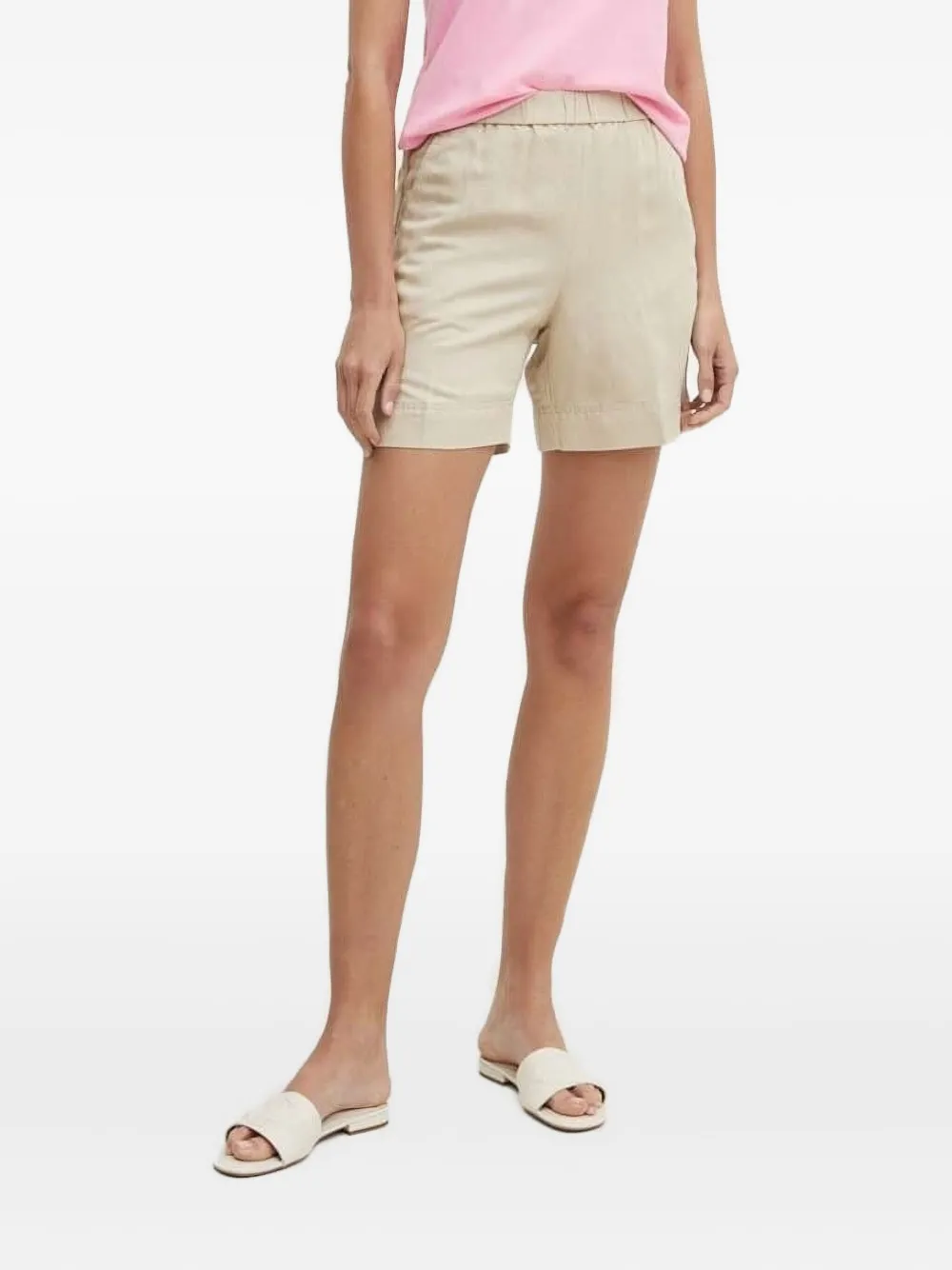 Gant Zwembroek met elastische tailleband Beige