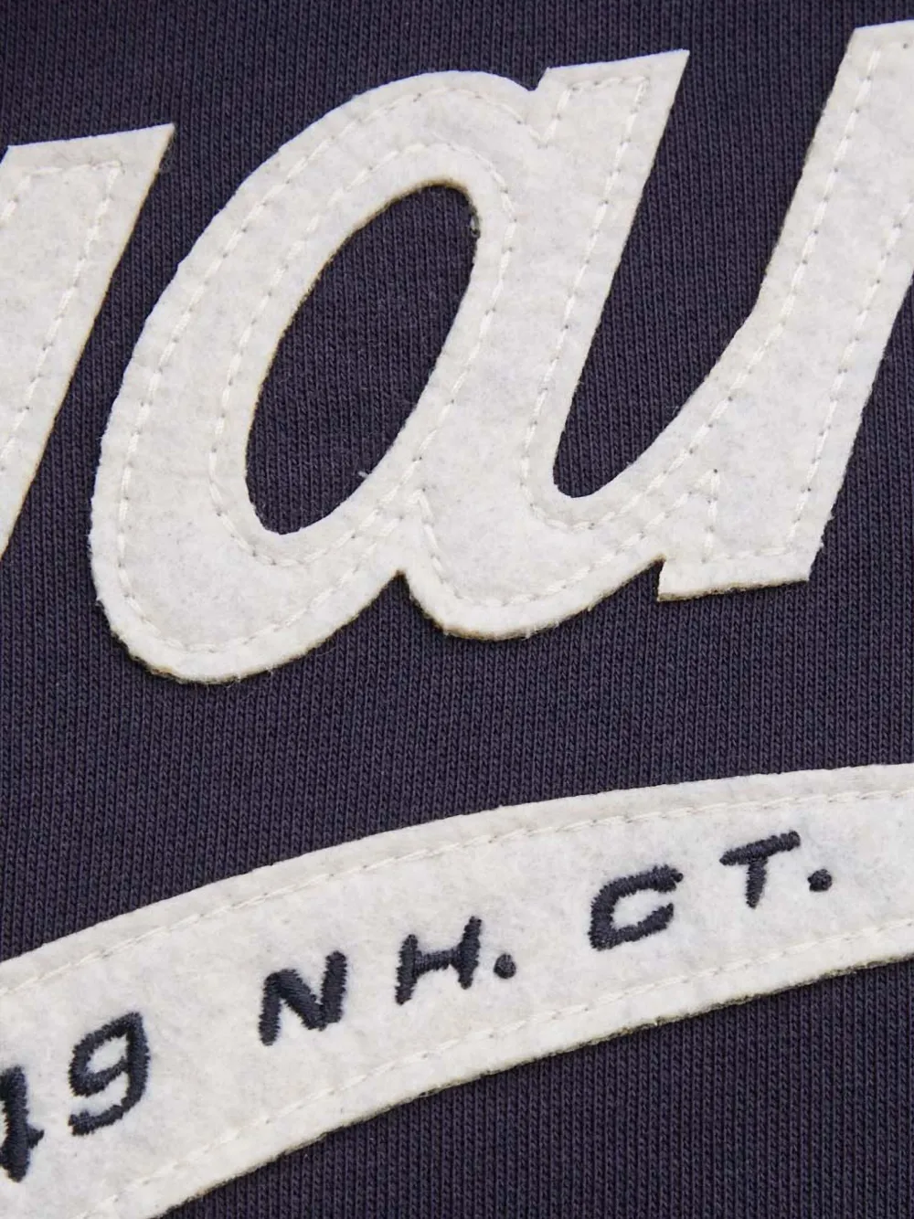 Gant Hoodie met logo-applicatie Blauw