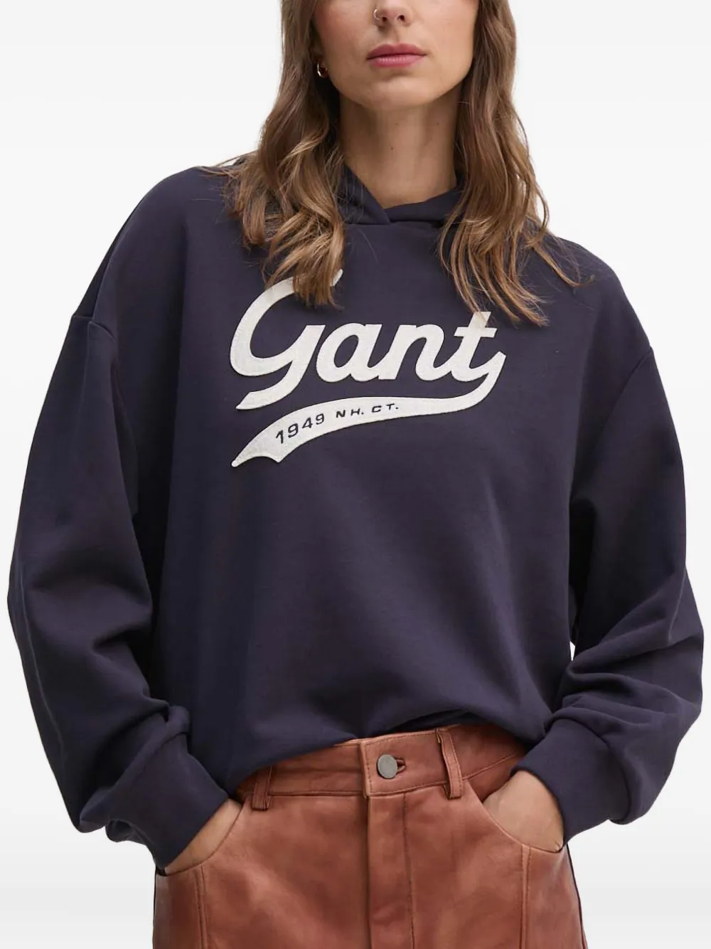 Gant hoodie con aplique del logo | azul | Image 1
