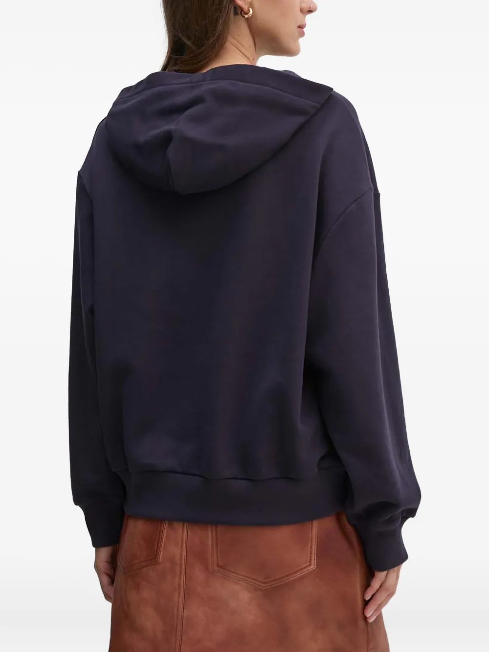 Gant Hoodie met logo-applicatie Blauw