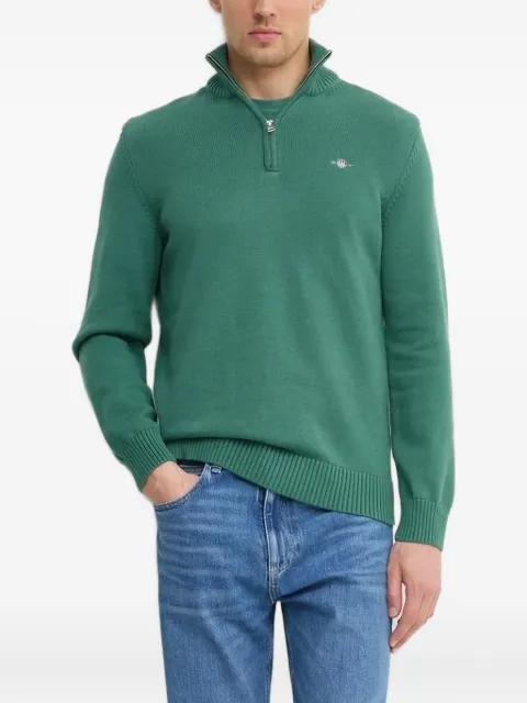 Gant high-neck half-zip sweater