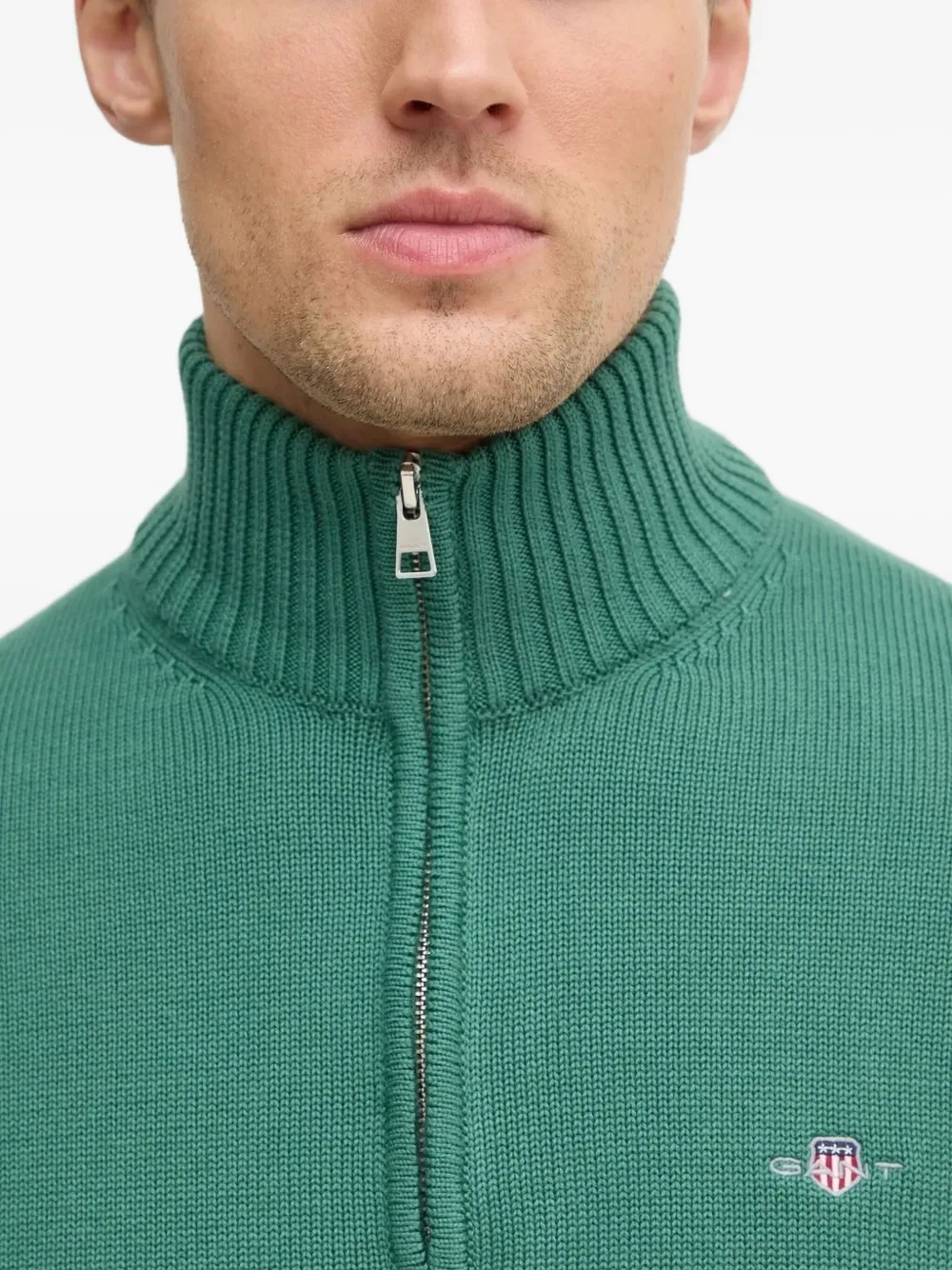 Gant Trui met hoge hals Groen