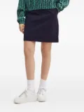 Gant button-fastening twill mini skirt - Blue