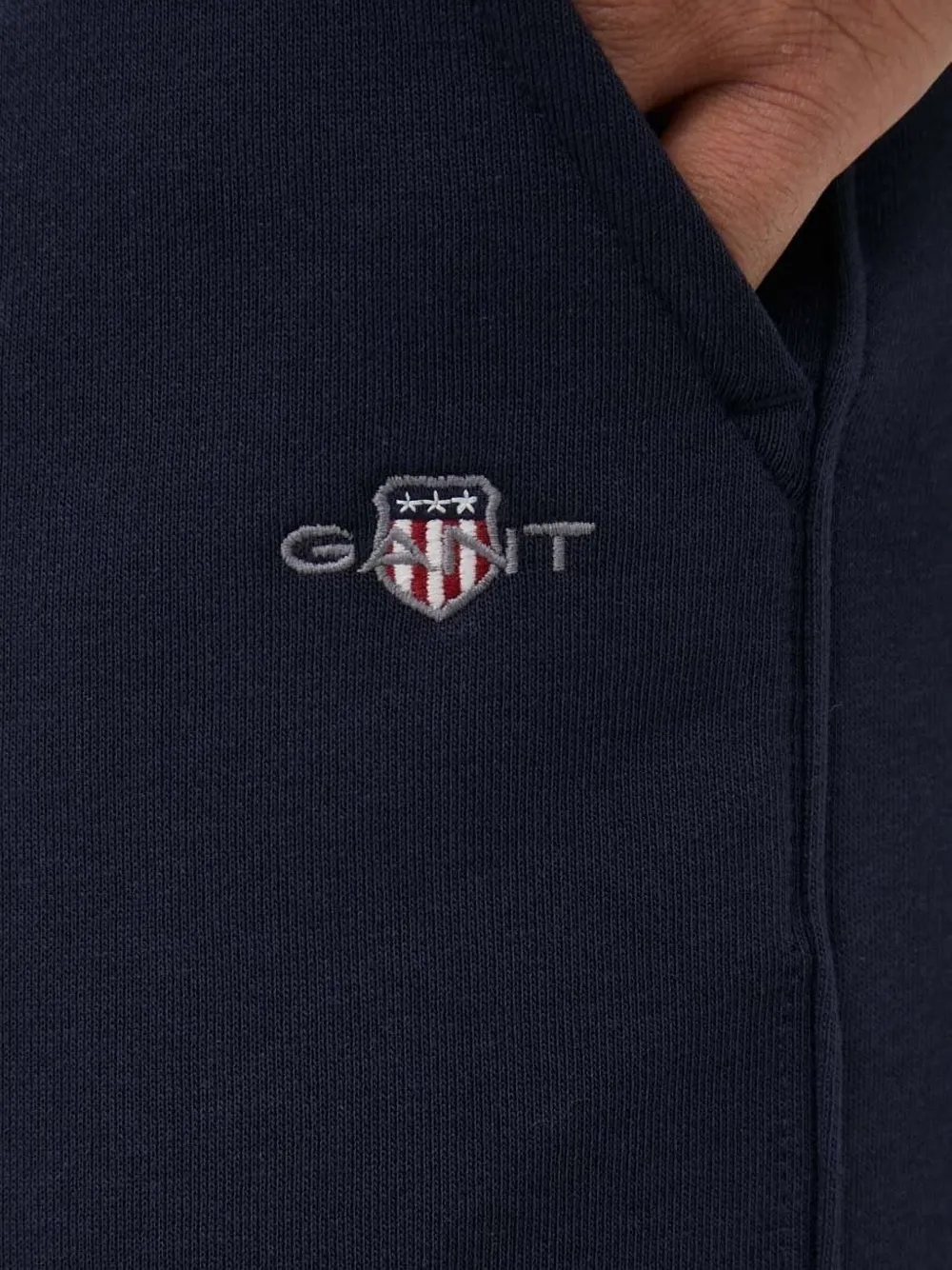 Gant Shield trainingsbroek met geborduurd logo Blauw