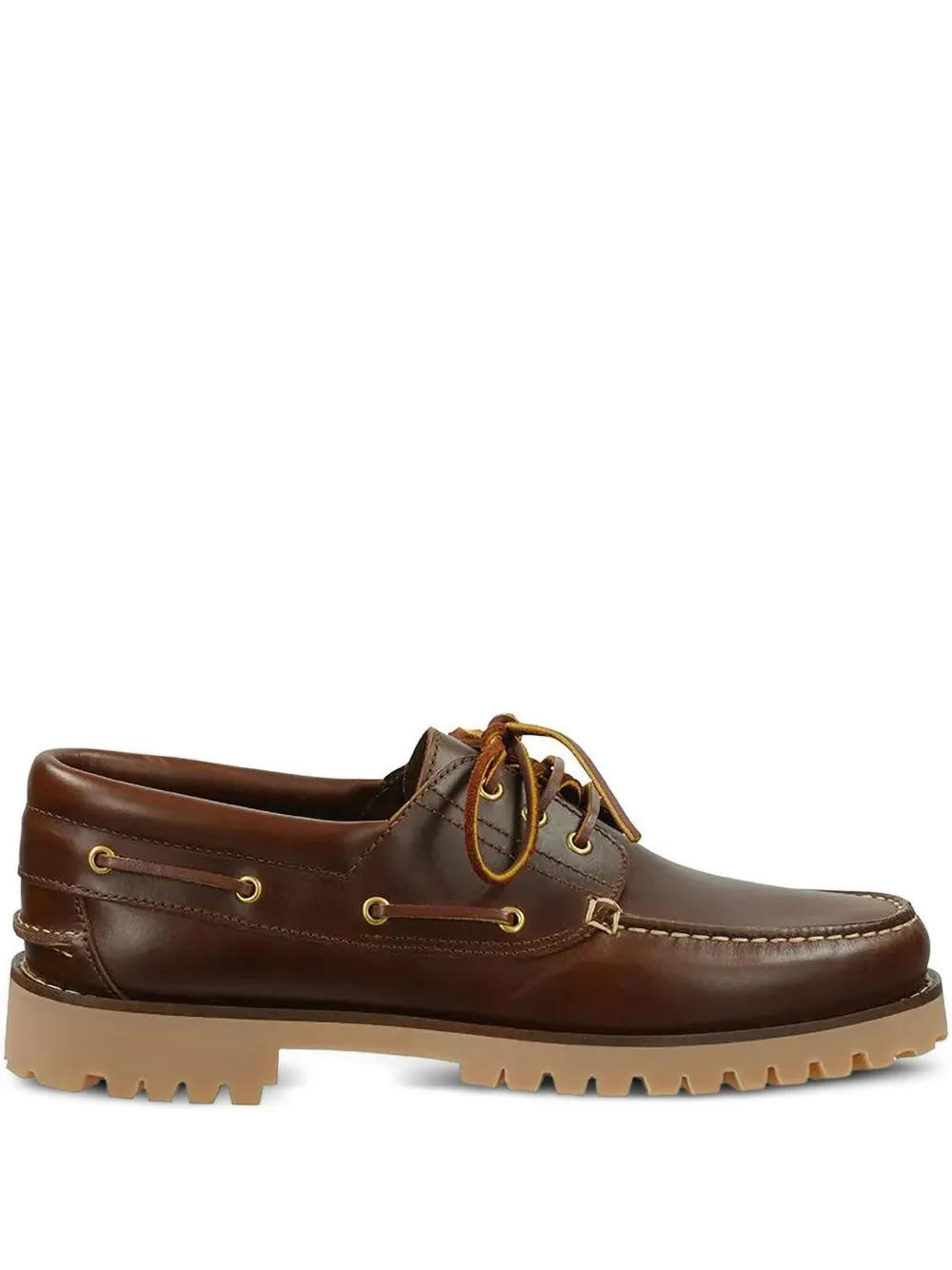 leather boat shoes