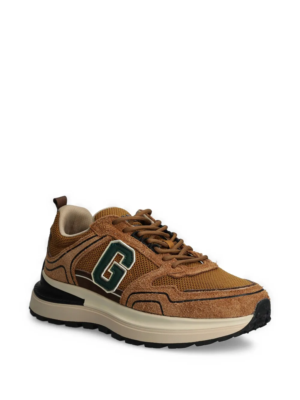 Gant Sneakers met logopatch Bruin