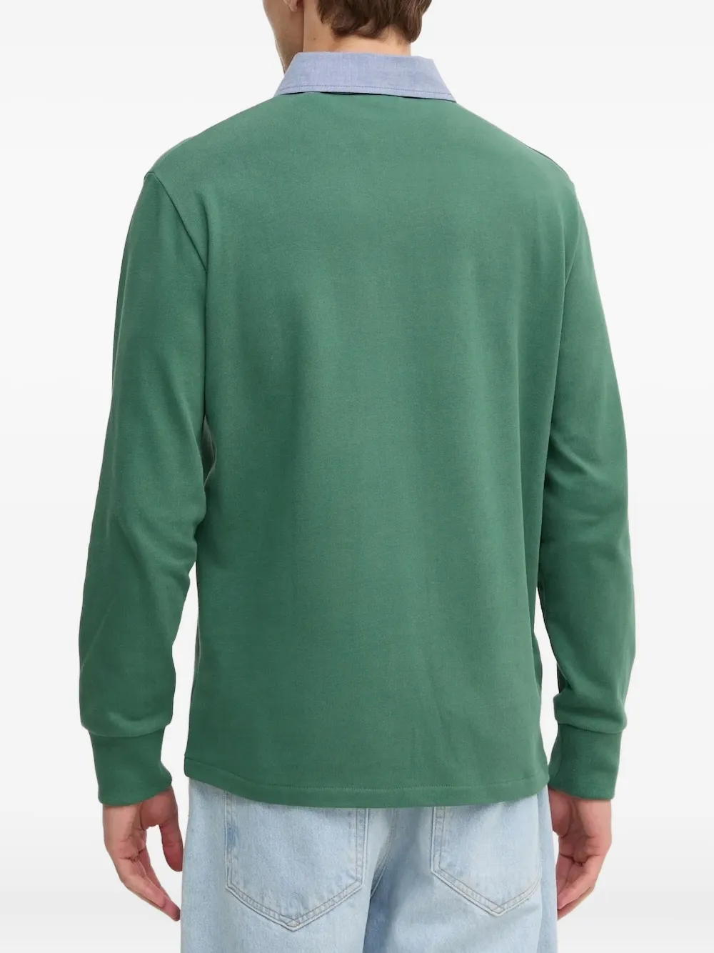 Gant Poloshirt met lange mouwen - Groen