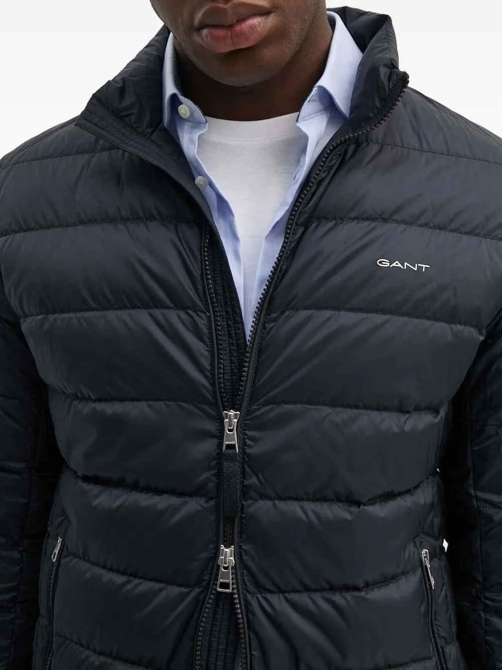 Gant Gewatteerd jack Blauw