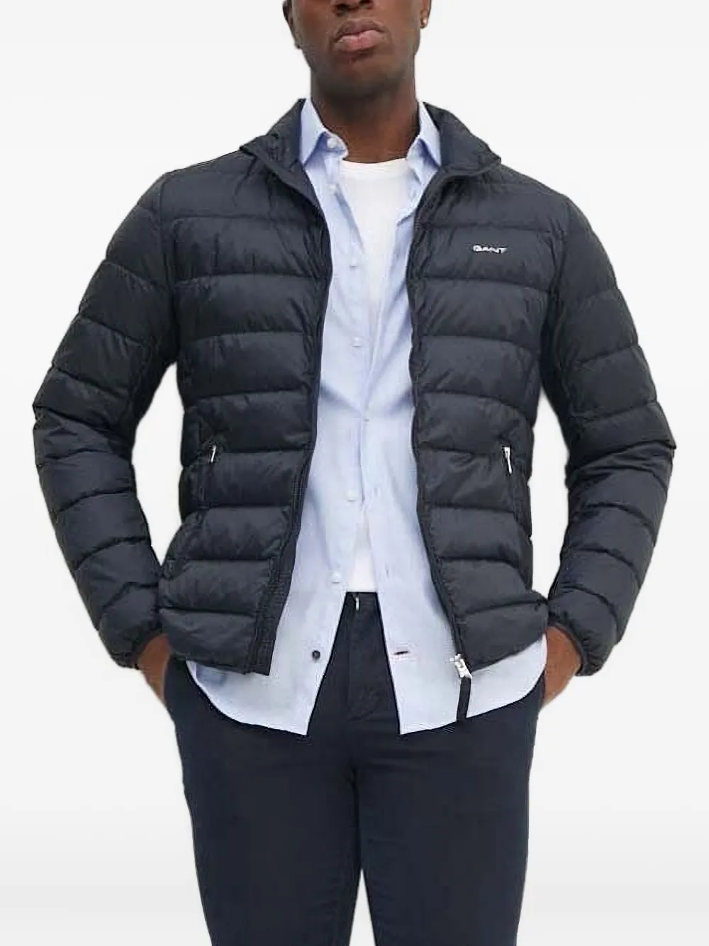 Gant Gewatteerd jack Blauw