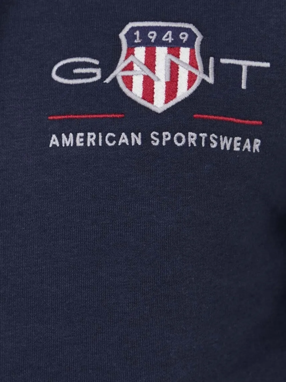 Gant Archive Shield hoodie met geborduurd logo Blauw