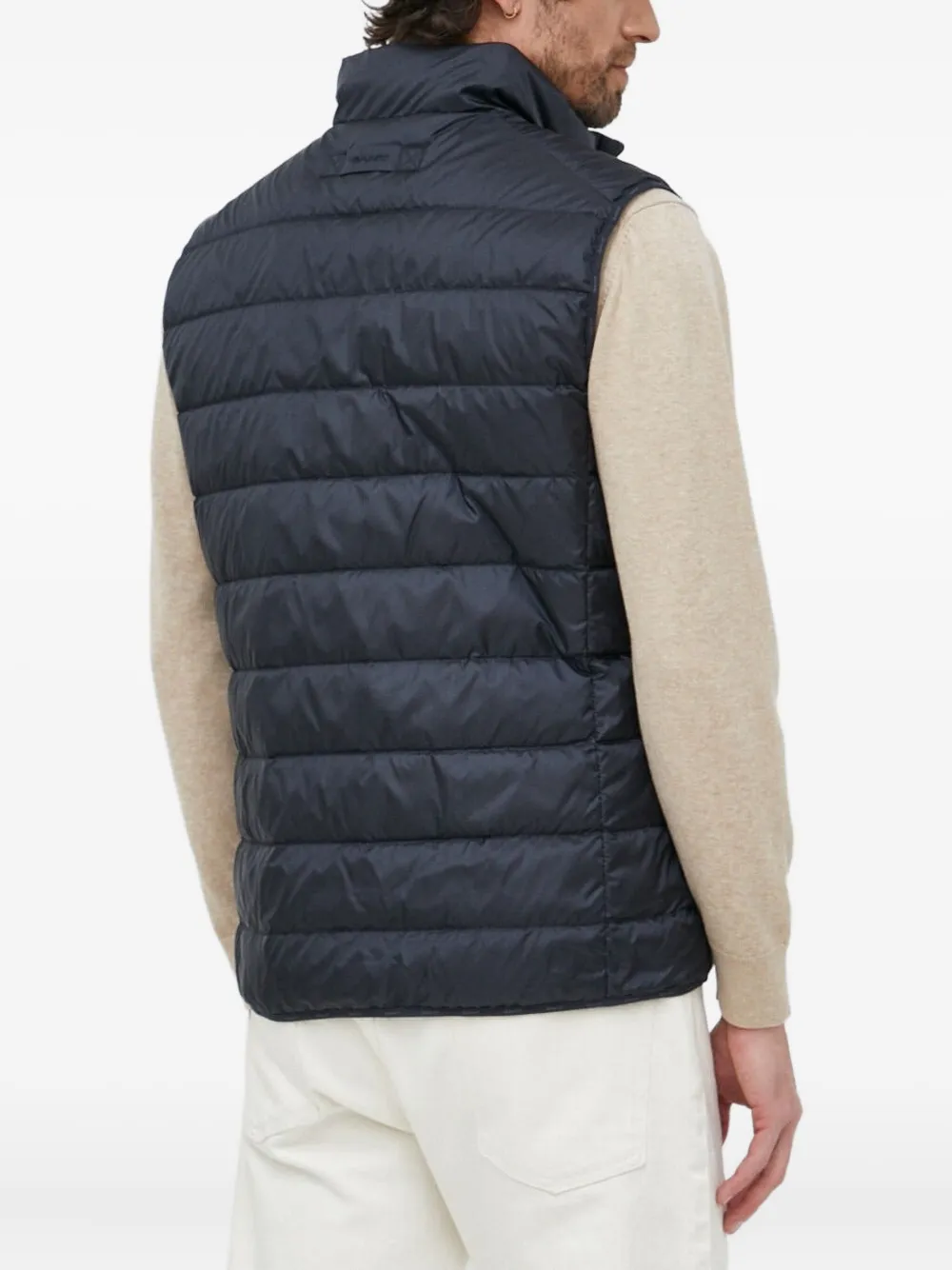Gant Bodywarmer met rits Blauw