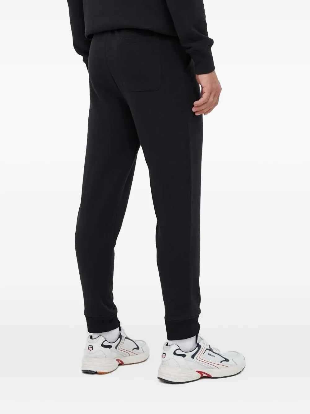 Gant Shield logo-embroidered track pants - Zwart