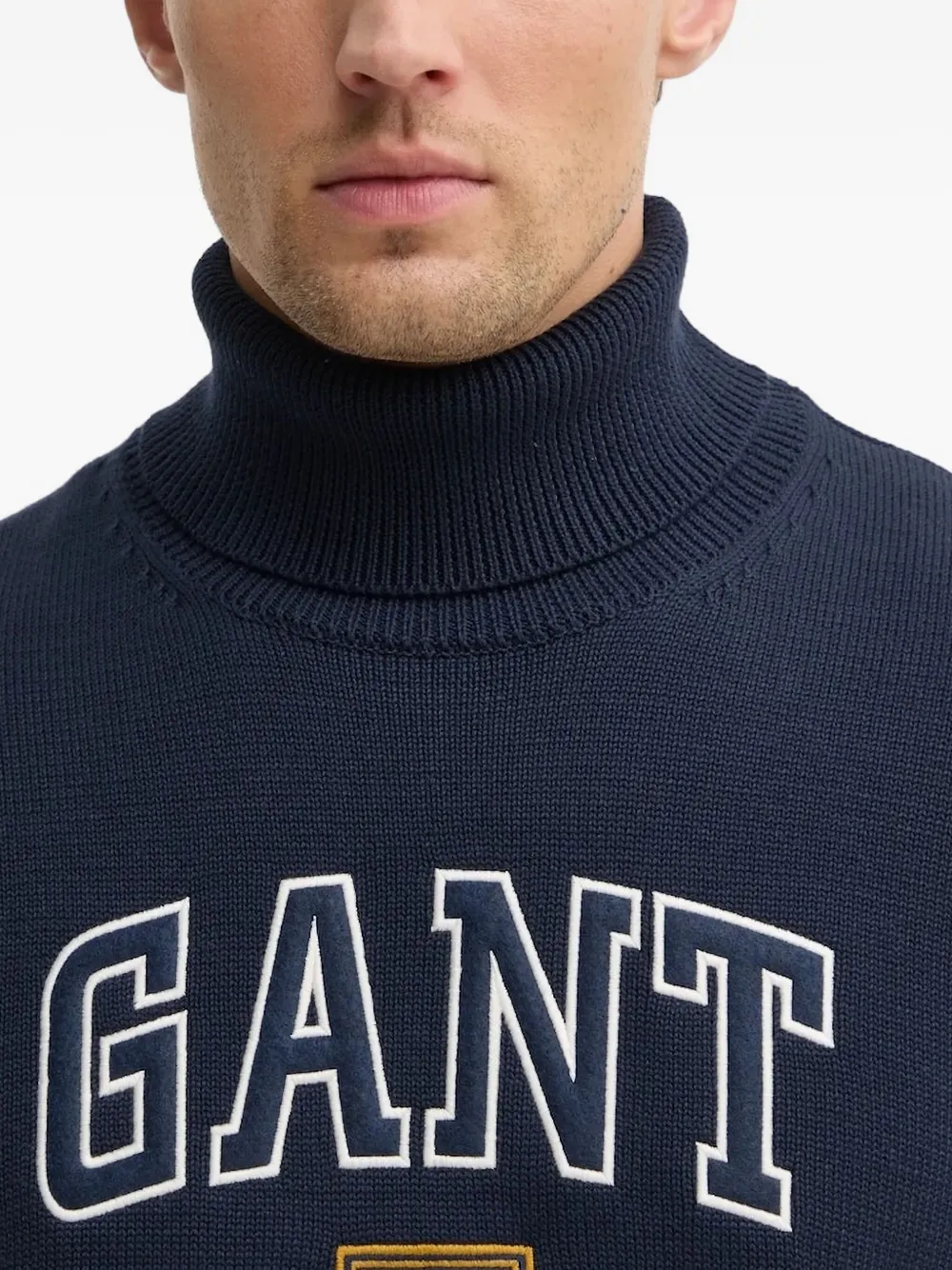 Gant Coltrui verfraaid met logo Blauw
