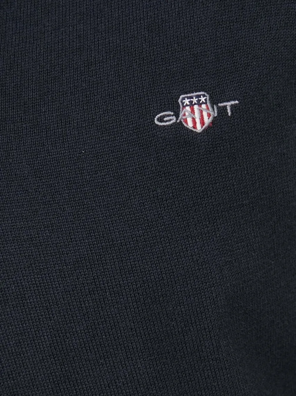 Gant Trui met V-hals Zwart