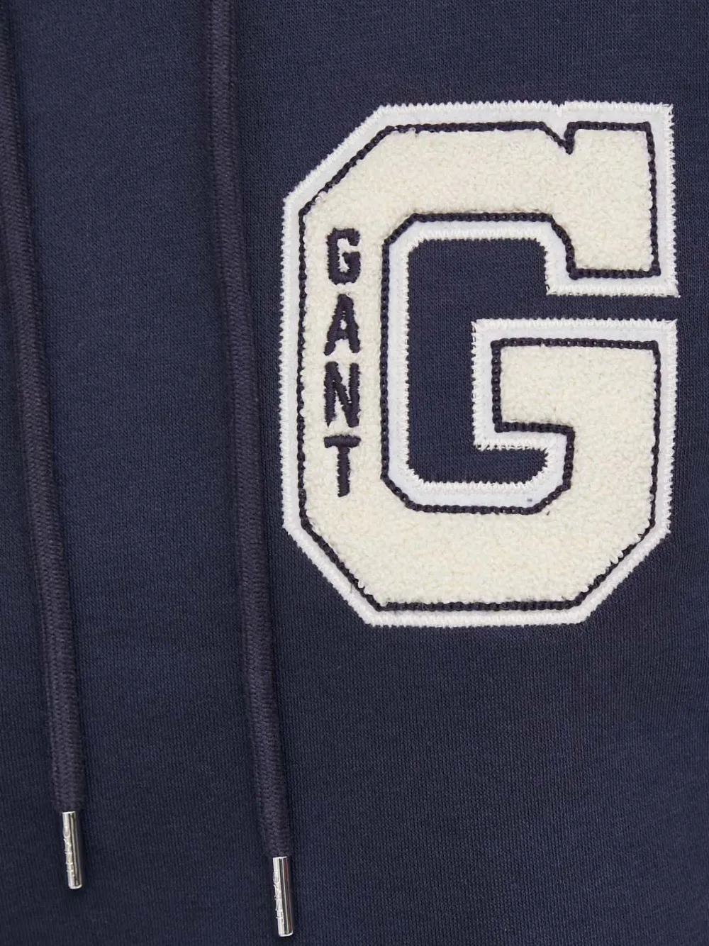 Gant Hoodie met logo Blauw