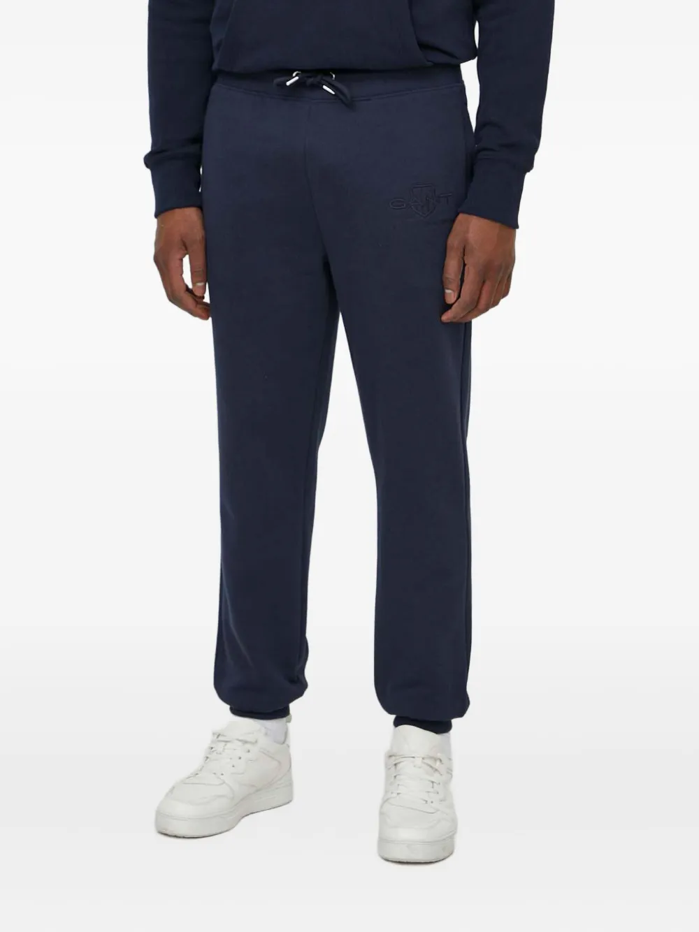 Gant Logo Track Pants In Blue
