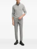 Gant cable-knit half-zip sweater - Grey
