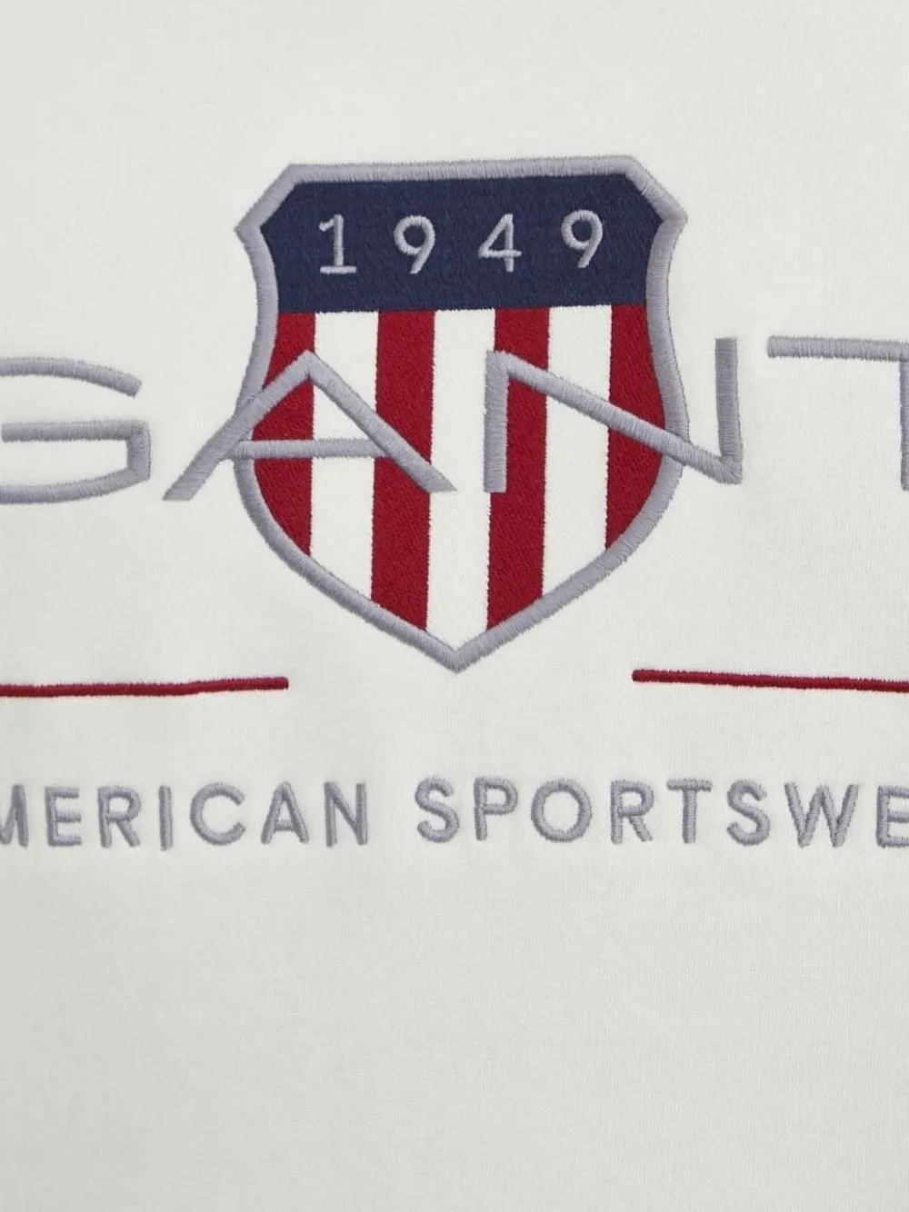 Gant Archive Shield hoodie Wit