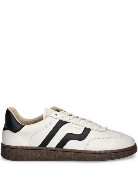 Gant baskets en cuir à logo embossé