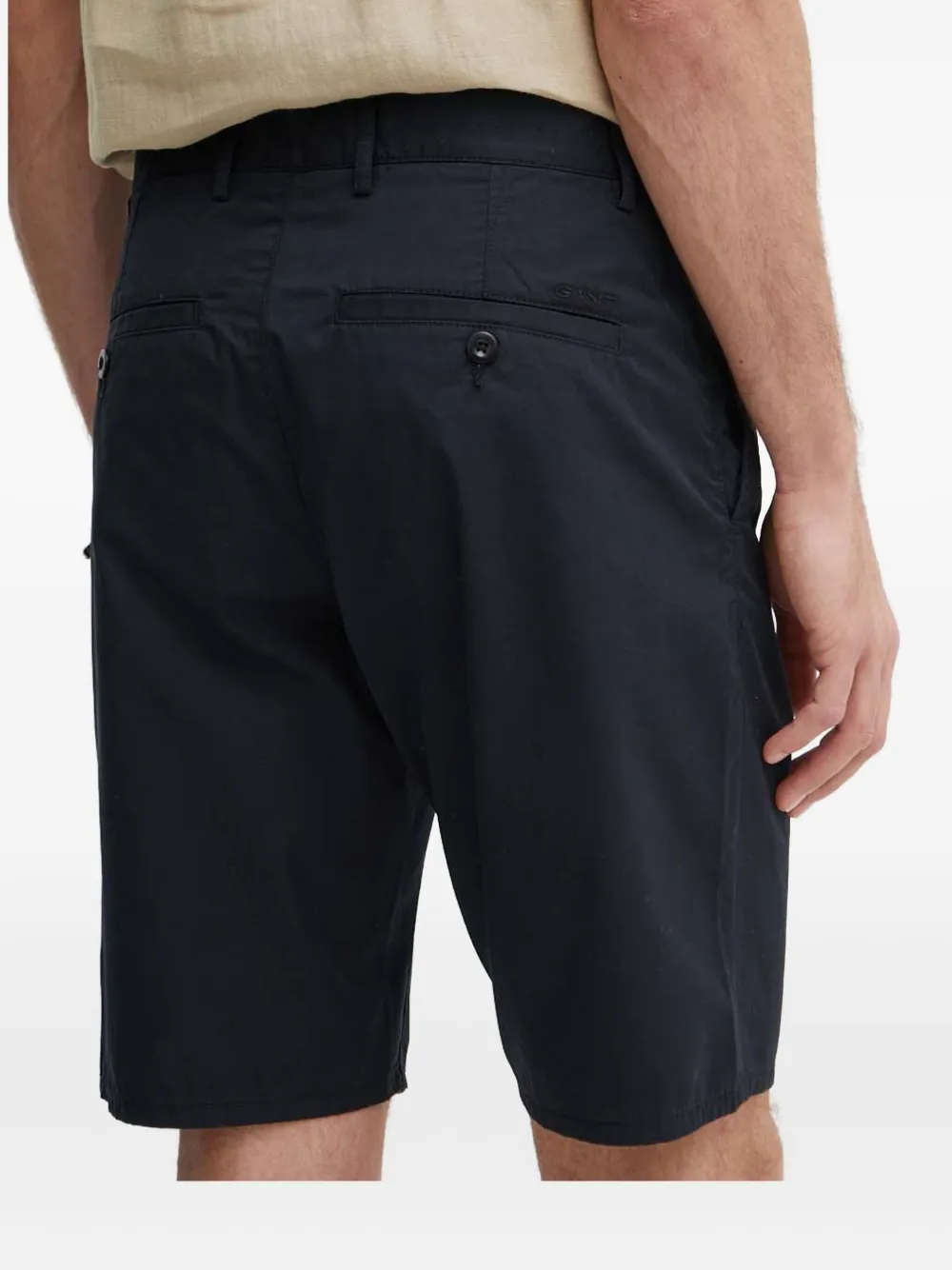 Gant Shorts met knoopsluiting - Zwart
