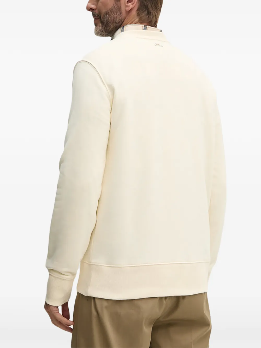 Gant Sweater verfraaid met logo - Beige