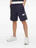 Gant logo-detail side-stripe shorts - Blue