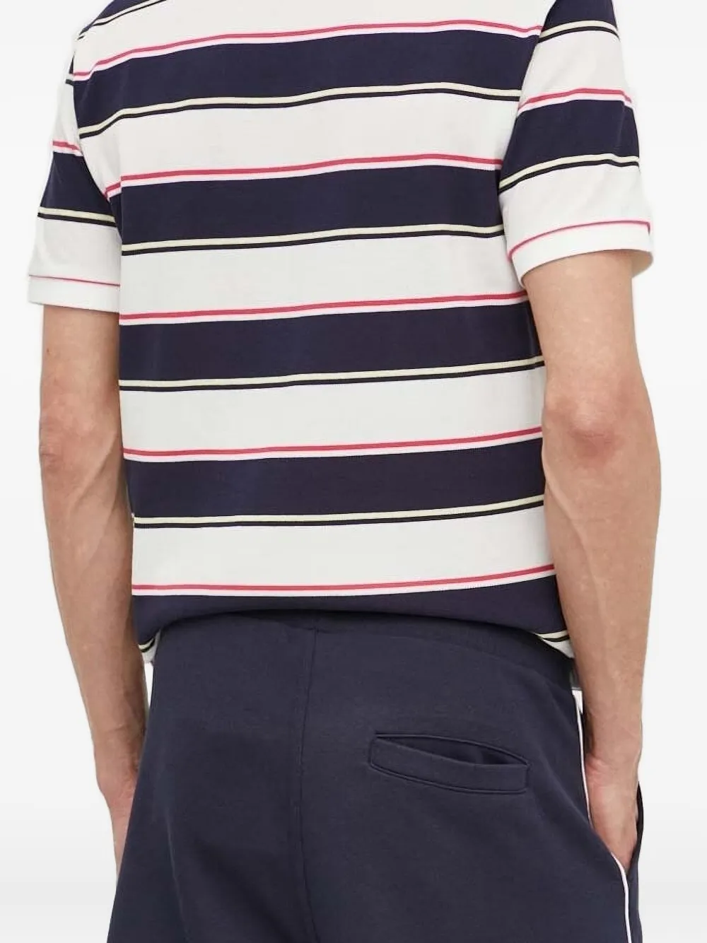 Gant Shorts met logodetail en zijstreep Blauw