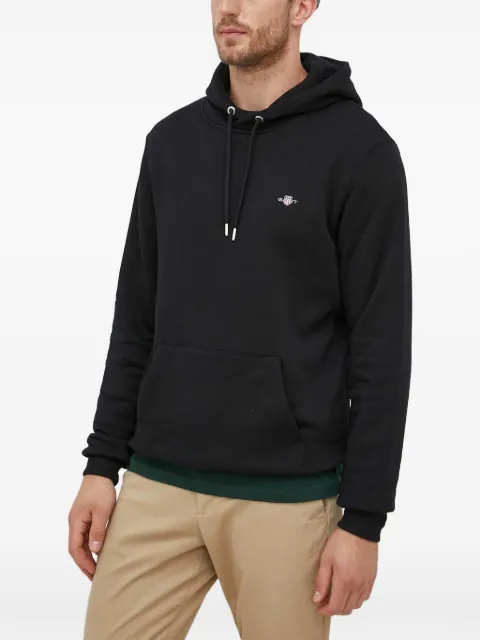 Gant Shield logo-embroidery hoodie
