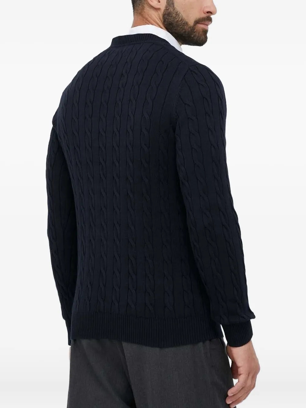 Gant Trui met ronde hals Blauw