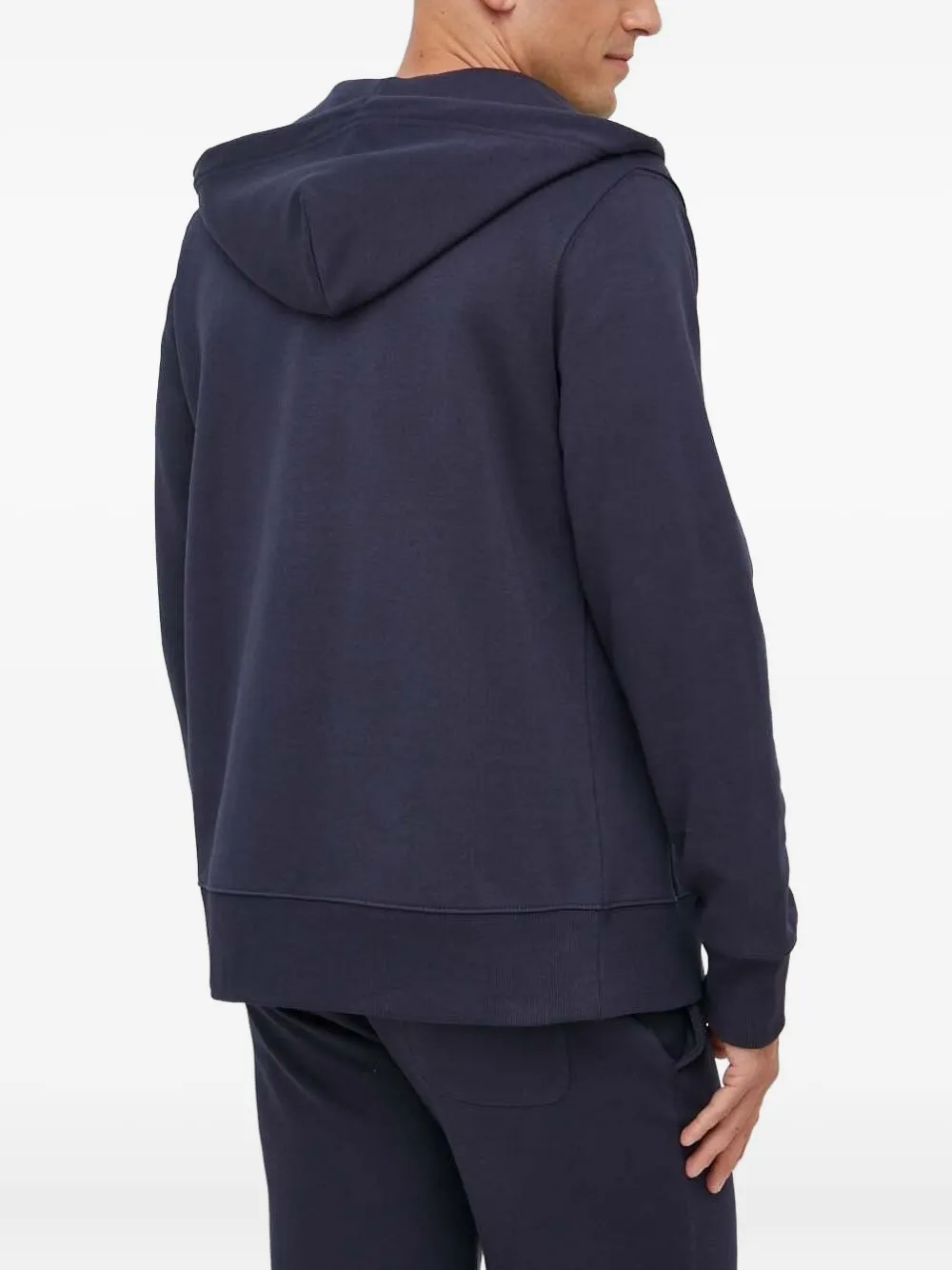 Gant Hoodie met rits Blauw