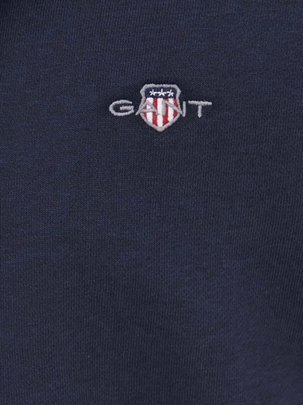 Gant Hoodie met rits Blauw