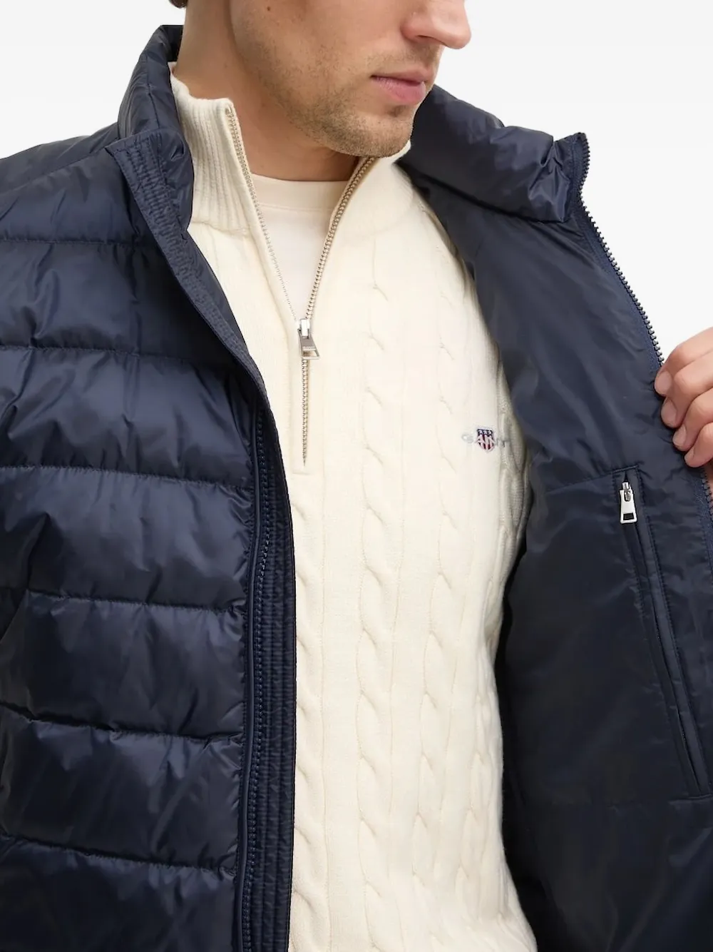 Gant Gewatteerde bodywarmer Blauw