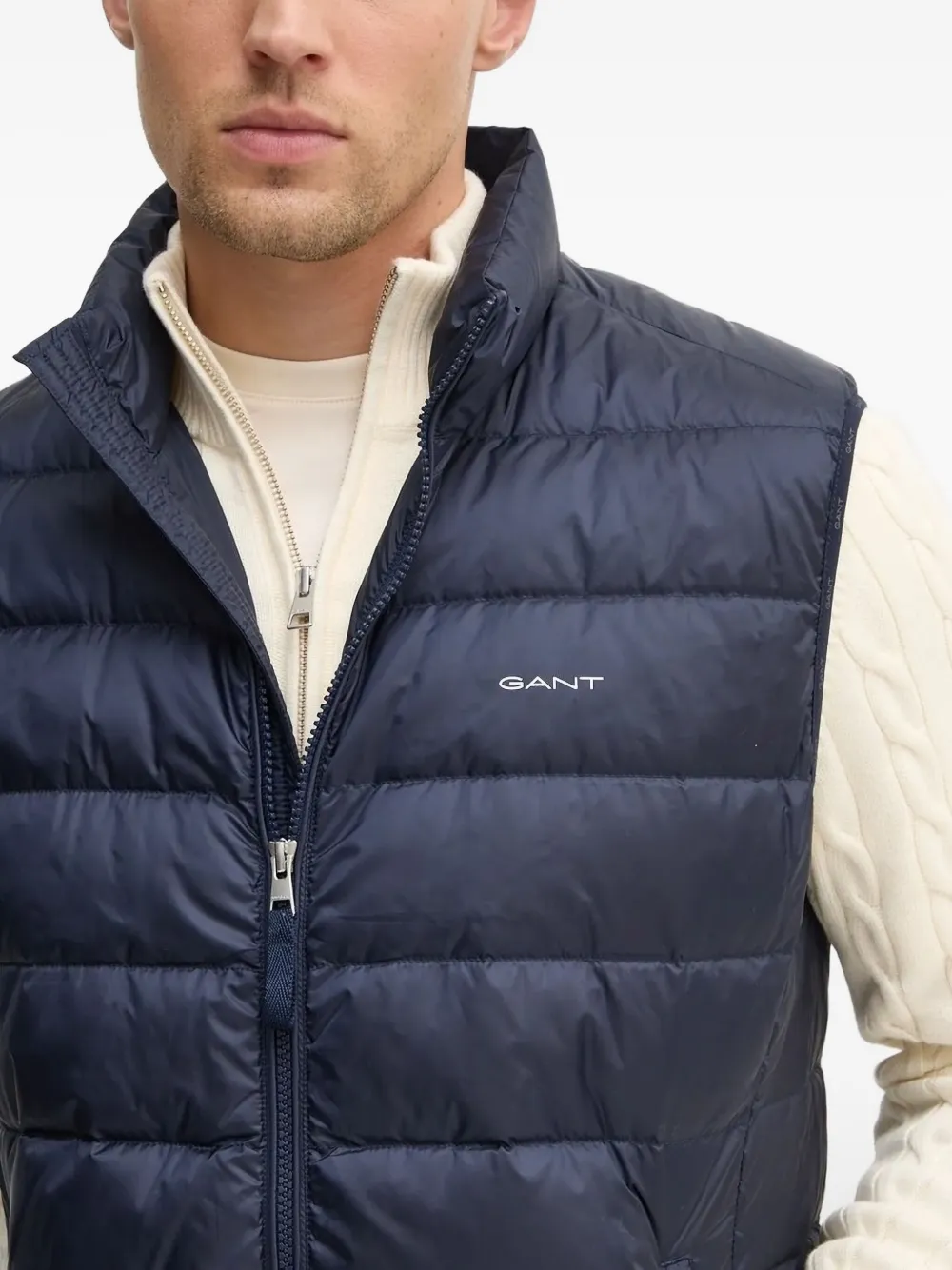 Gant Gewatteerde bodywarmer Blauw