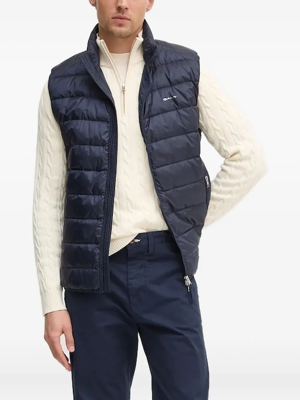 Gant Gewatteerde bodywarmer Blauw