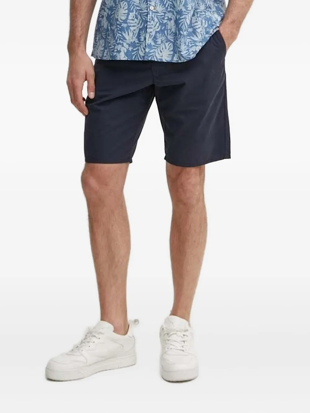 Gant Shorts met geborduurd logo Blauw