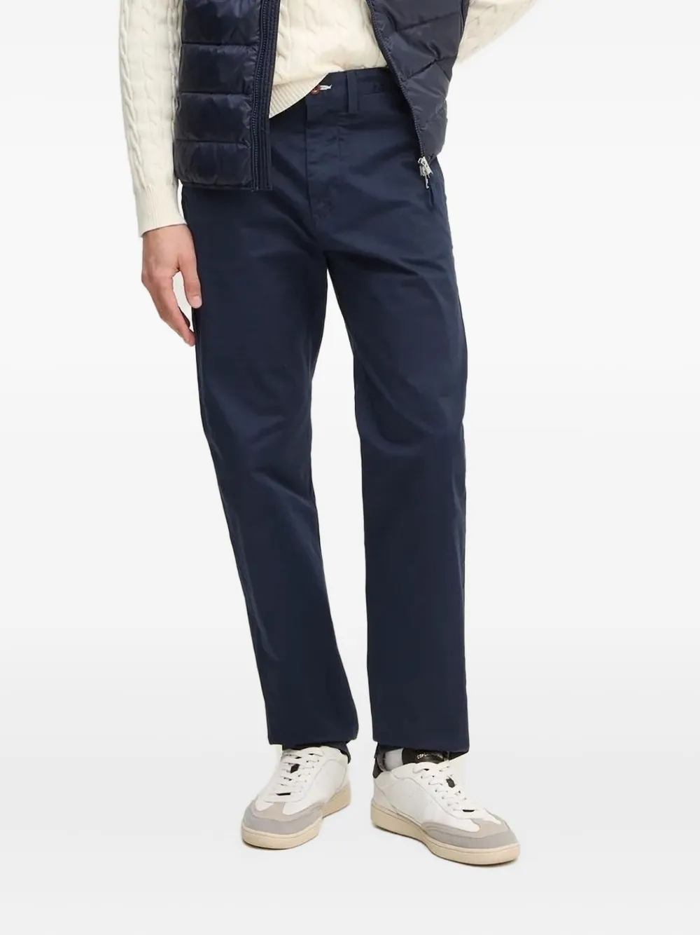 Gant button-fly straight-leg trousers | Blue | Image 1